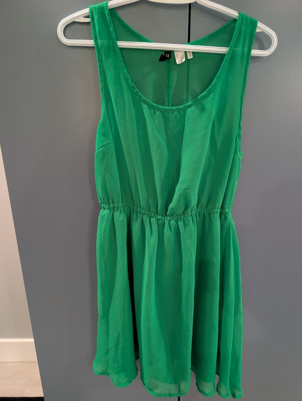 Divided By H&M Sheer Green Dress
